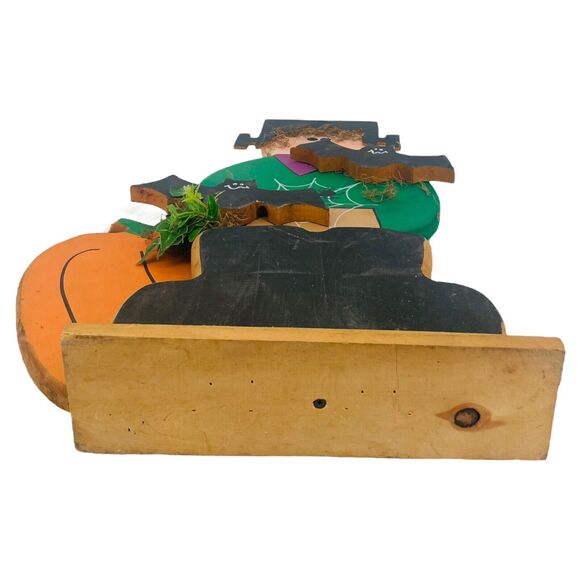 Frankenstein Free Standing Solid Wood Halloween Decor 2’ Tall Bat Indoor Outdoor - Picture 8 of 8